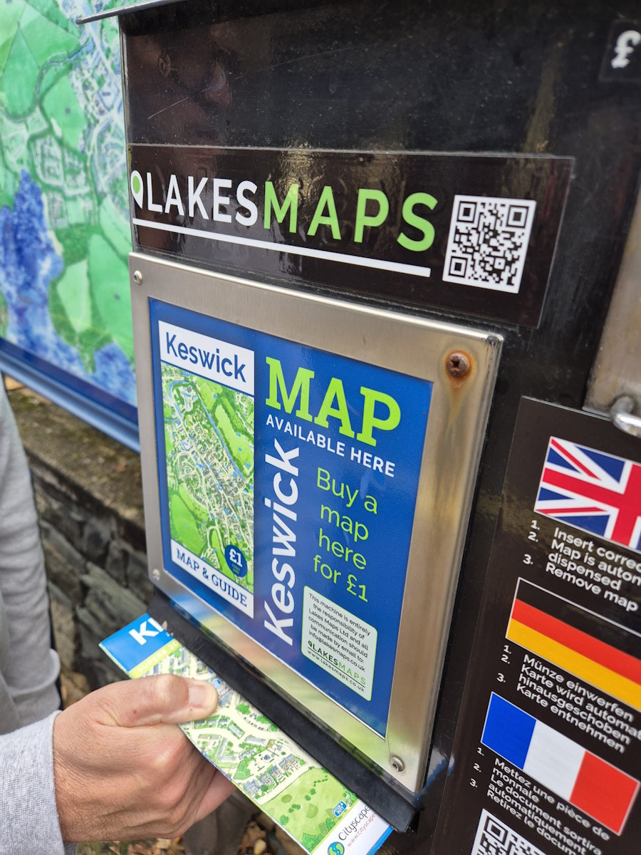 Keswick Map Boards Dispenser